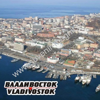 Магнит акриловый «Владивосток. Вид с высоты2»